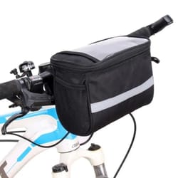 bicycle front handlebar bag – waterproof cycling phone mount bag & outdoor gear organizer