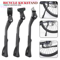 adjustable bicycle kickstand – high-strength aluminum alloy side stand & parking rack