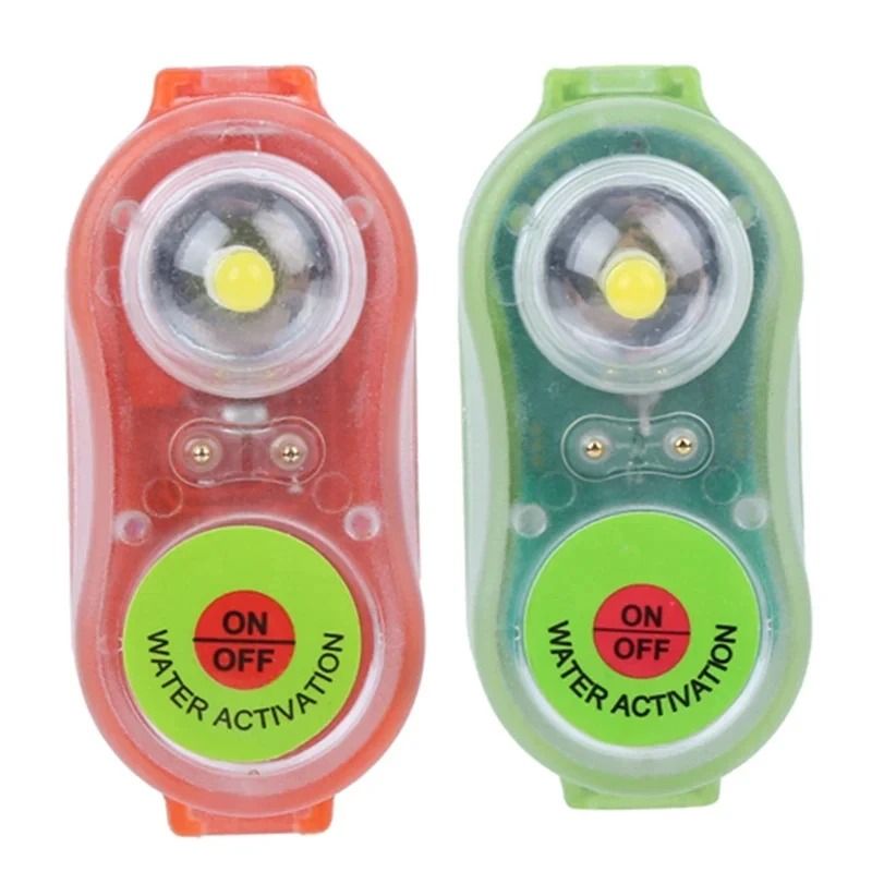 LED Seawater Activated Life Jacket Light Waterproof SelfLighting Safety Vest Accessory 1