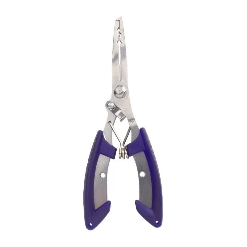 Stainless Steel Fishing Pliers Durable Line Cutter Hook Remover AntiSlip Grip 8