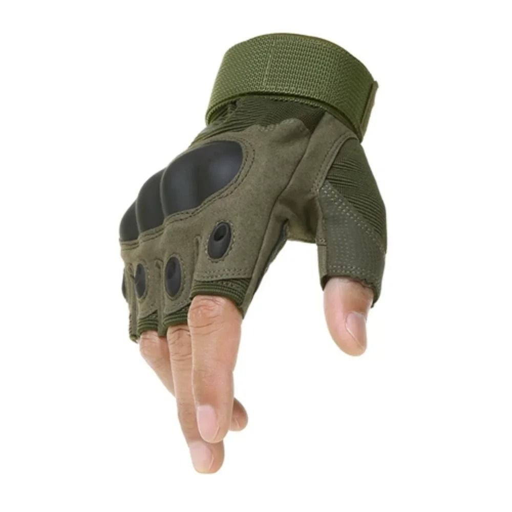 Half Finger Mens Tactical Gloves Impact Resistant Outdoor Sports Military Gear 6