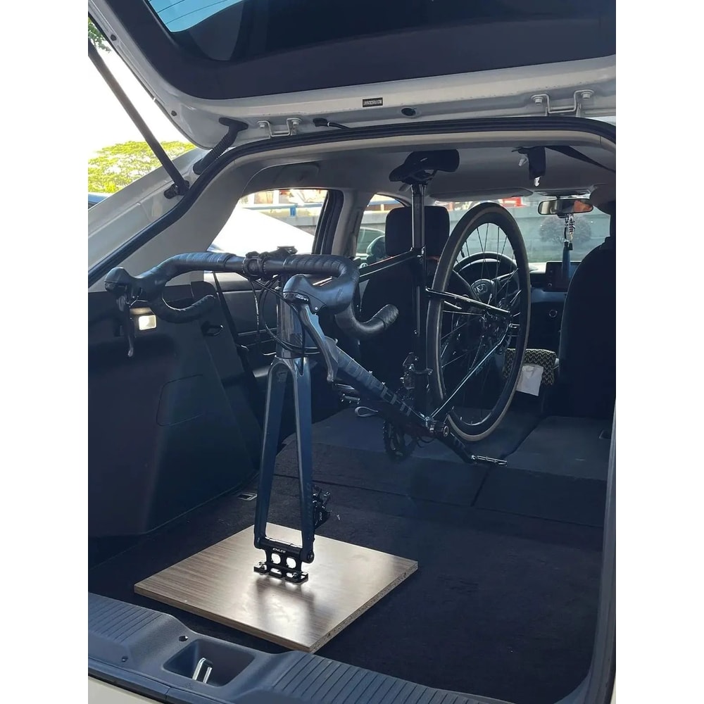 Bike Fork Roof Rack Mount Universal Quick Release Thru Axle Support For Truck Trunk 5