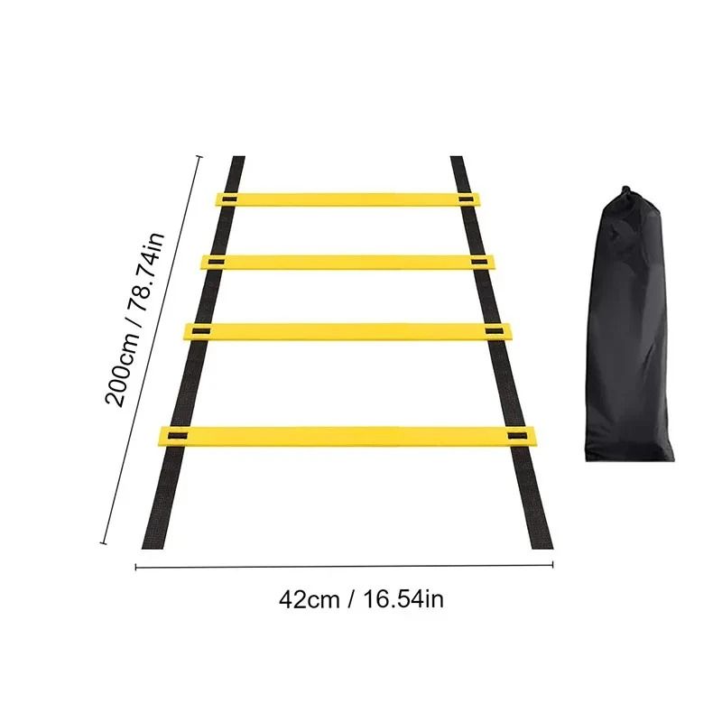 Speed Agility Training Ladder HeavyDuty Nylon Straps For Football MultiSport Flexibility 6