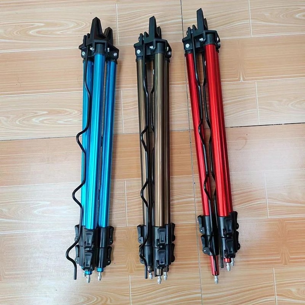 Telescopic Aluminum Alloy Fishing Rod Tripod Stand HeavyDuty MultiRod Holder For All Rod Types 1