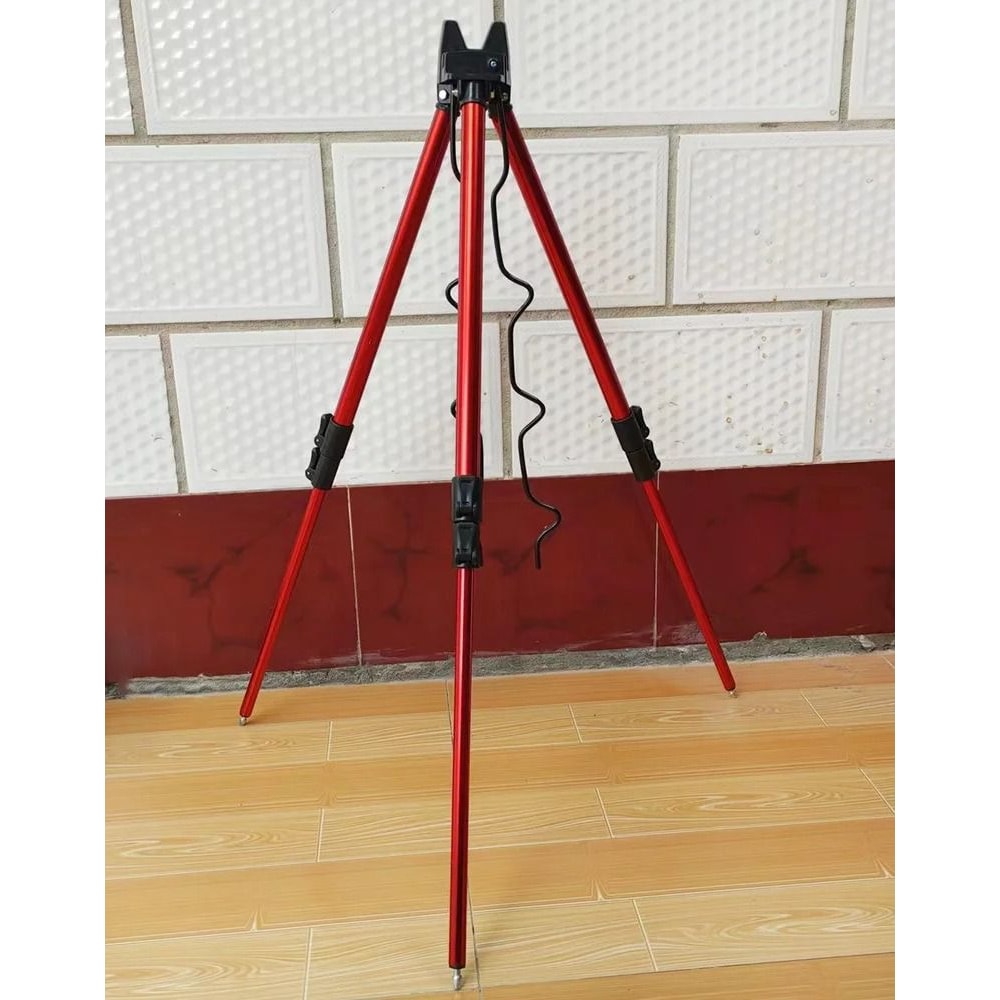 Telescopic Aluminum Alloy Fishing Rod Tripod Stand HeavyDuty MultiRod Holder For All Rod Types 2