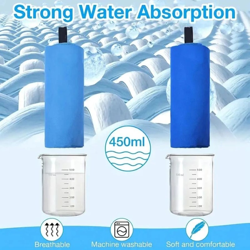 Premium Microfiber QuickDry Towel Sandproof Lightweight For Beach Gym And Travel 5