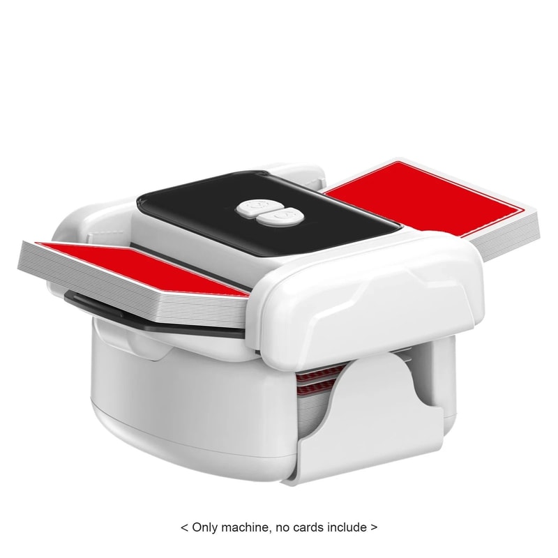 Automatic 2Deck Card Shuffler Rechargeable Electric Poker Machine With TypeC Port 6