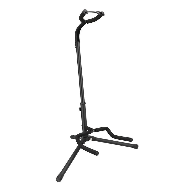 Portable Universal Guitar Stand Collapsible Single Stand With Safety Lock For Travel 1