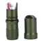EDC Waterproof Survival Capsule Box 3in1 Pill Match Emergency Storage Container 6