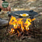 Outdoor BBQ Triangular Bracket Multifunctional Detachable Camping Grill Pot Rack 2