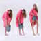 QuickDry Hooded Changing Robe Super Absorbent Microfiber Bathrobe For Beach Swimming Fitness 3