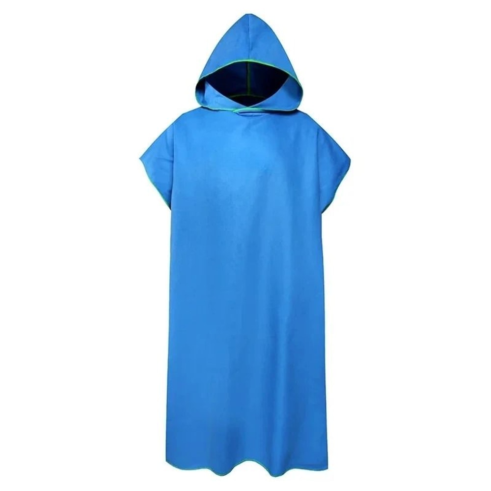 QuickDry Hooded Changing Robe Super Absorbent Microfiber Bathrobe For Beach Swimming Fitness 6