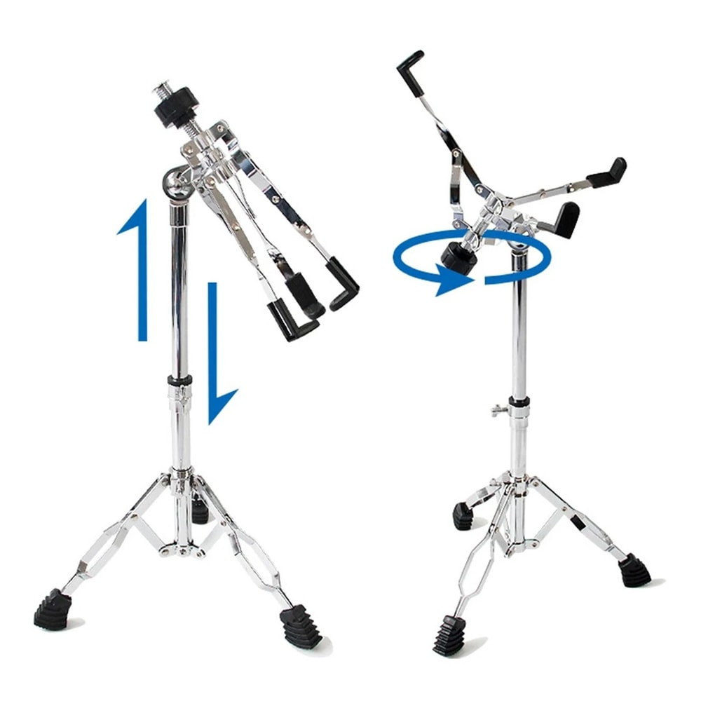 Portable Snare Drum Stand Adjustable Height Instrument Holder For 12 To 14 Diameter Drums 2