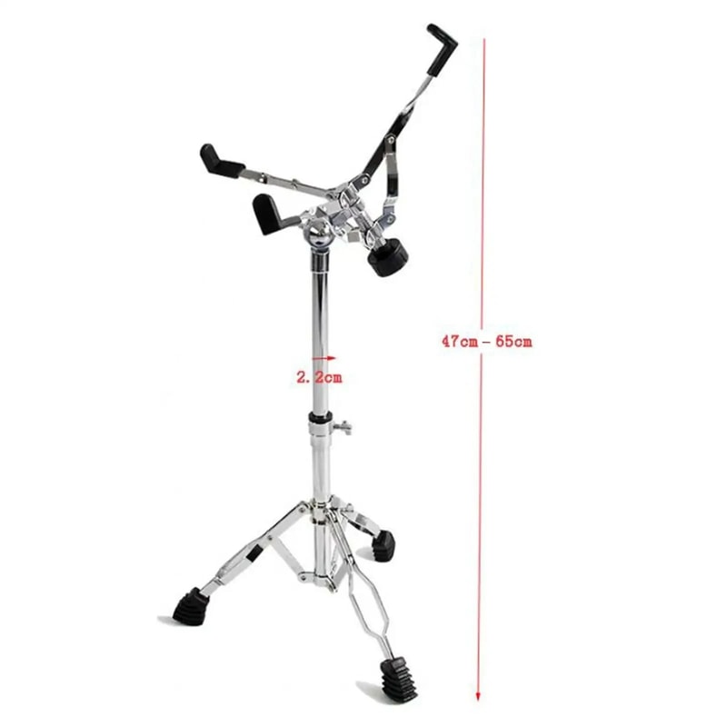Portable Snare Drum Stand Adjustable Height Instrument Holder For 12 To 14 Diameter Drums 5