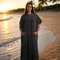 Unisex Oversized QuickDry Poncho Hoodie Premium Beach Changing Robe Surf Towel 1