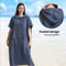 Unisex Oversized QuickDry Poncho Hoodie Premium Beach Changing Robe Surf Towel 2
