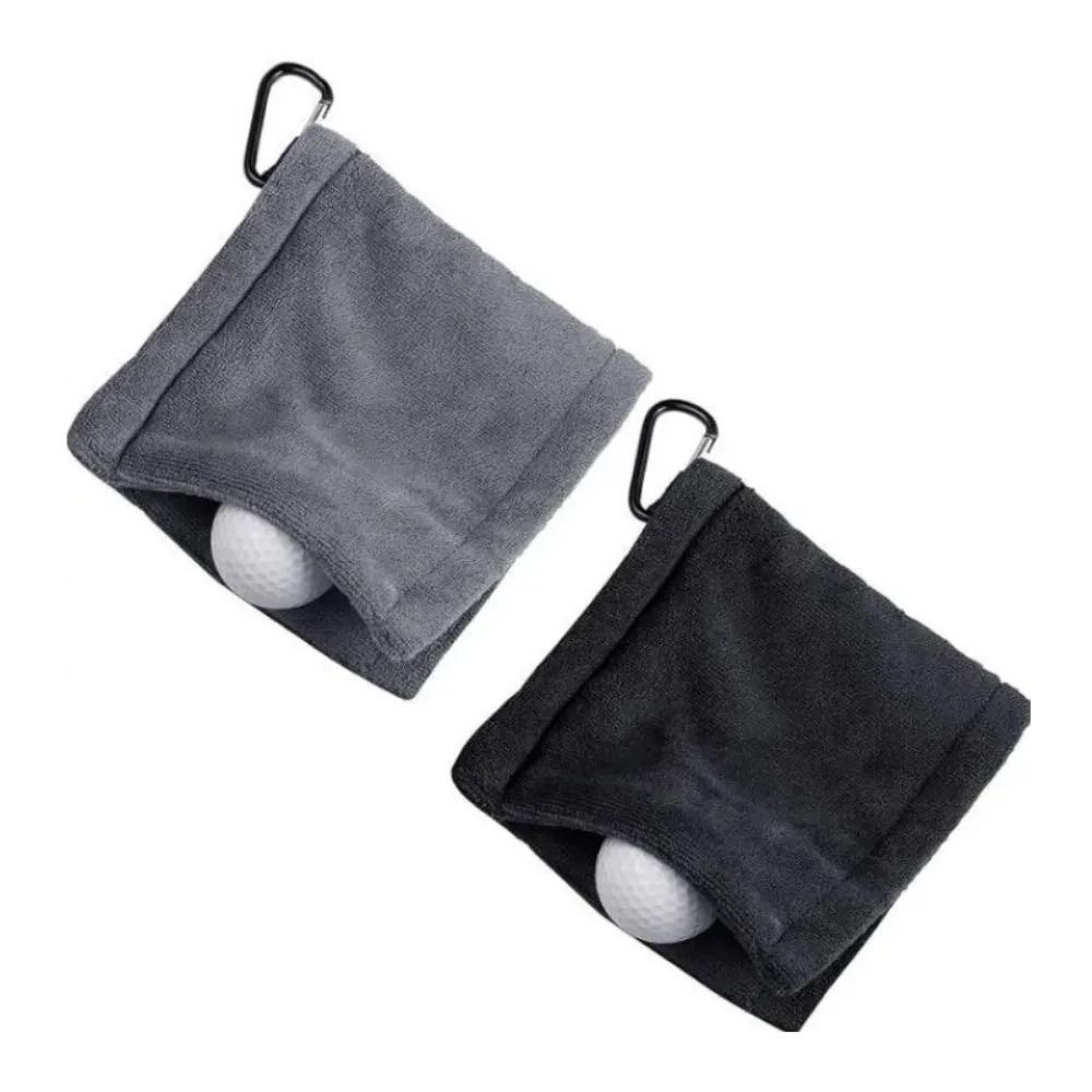 Premium Microfiber Golf Towel High Water Absorption Cleaning Cloth With Carabiner Hook 4