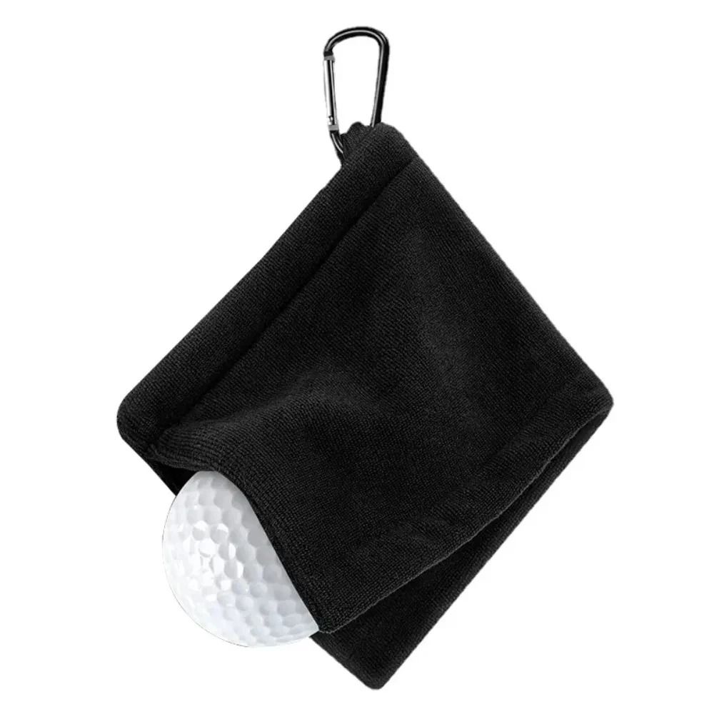 Premium Microfiber Golf Towel High Water Absorption Cleaning Cloth With Carabiner Hook 6
