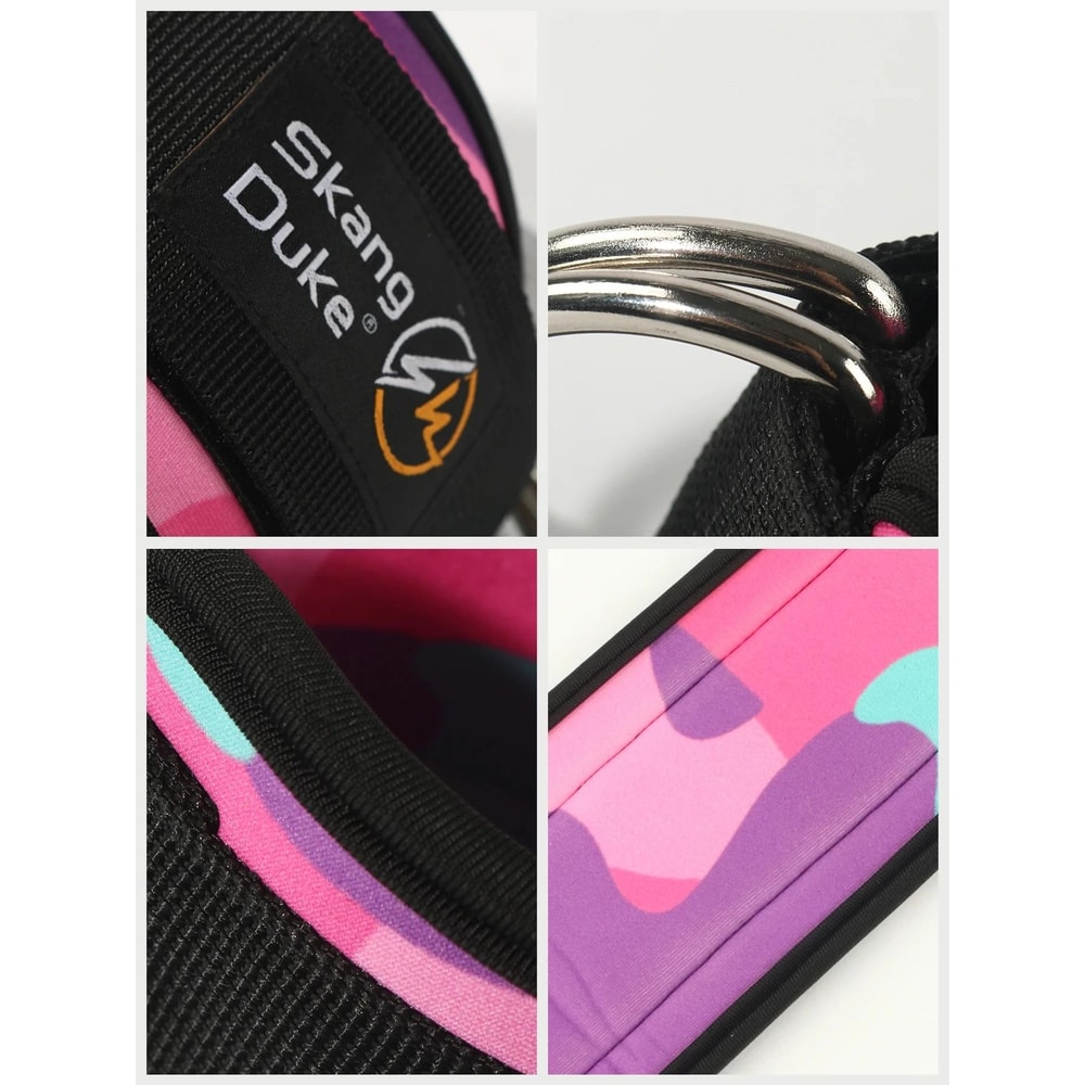 Adjustable DRing Ankle Straps For Cable Machines Premium Cuffs For Glute Leg Strength Training 1
