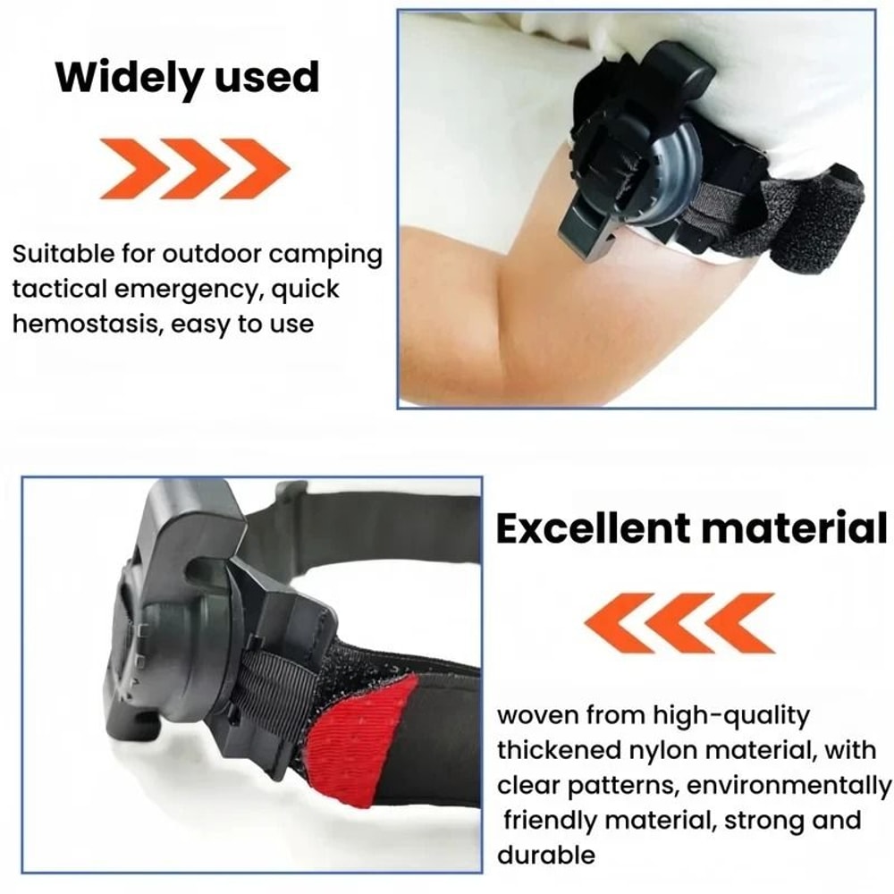 Upgraded Tactical Rotary Tourniquet Fast Effective Emergency First Aid For Outdoor Safety 3