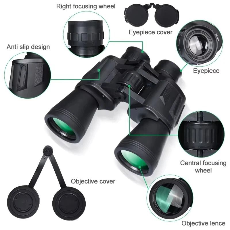 Professional 20x50 HighPowered Binoculars IPX4 Waterproof Optics For Bird Watching 3