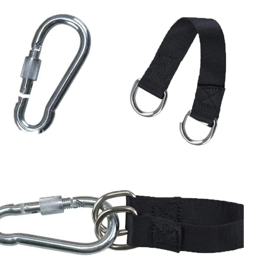 Childrens Wooden Climbing Rope Ladder IndoorOutdoor Tree Playground Swing Set 5