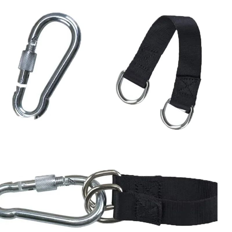 Childrens Wooden Climbing Rope Ladder IndoorOutdoor Tree Playground Swing Set 5