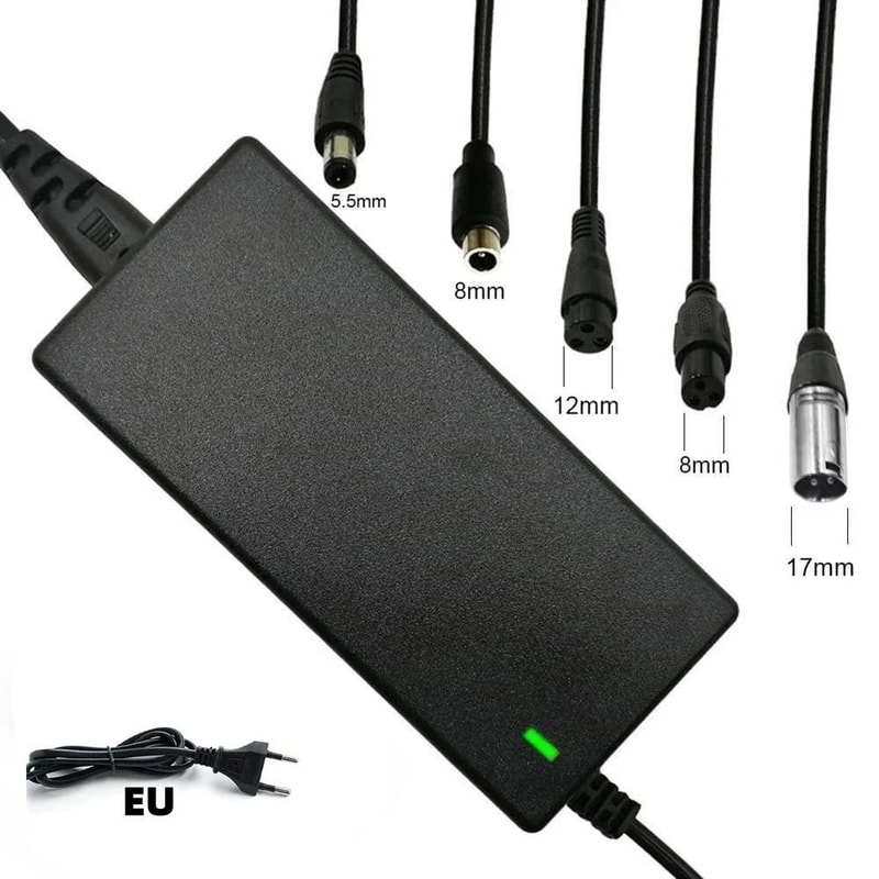 Premium 42V 2A Electric Scooter Charger AC 100240V Power Adapter For Lithium Batteries 6