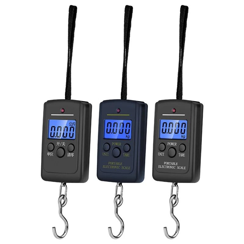 Portable 50kg Digital Luggage Scale Electronic Hanging Scale With 100cm Measuring Tape 4