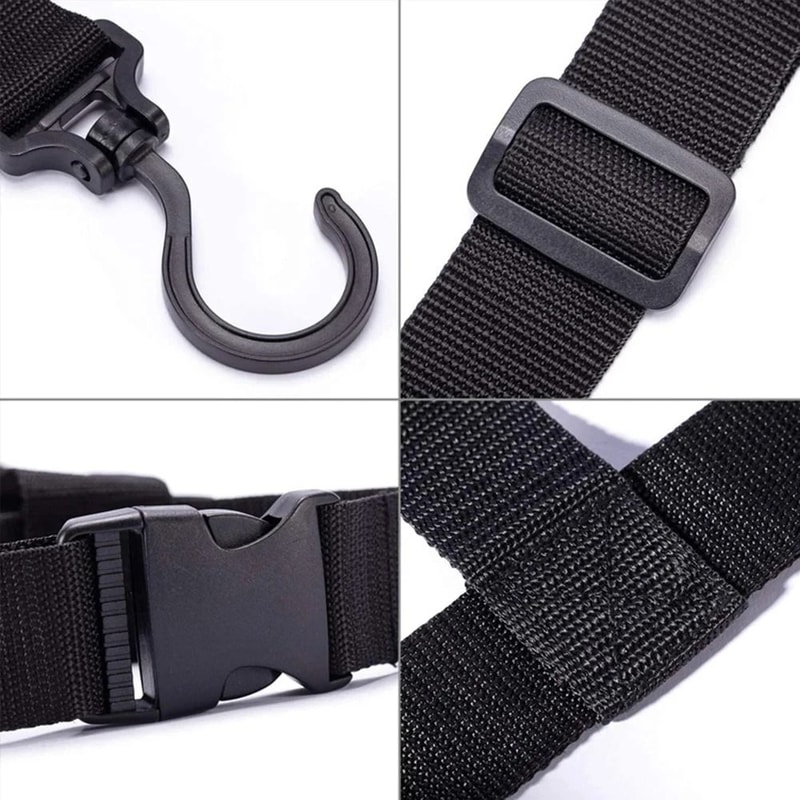 Adjustable Fishing Wader Boots Hanger Drying Rack Strap Belt For Rain Shoes Hunting Boots 5