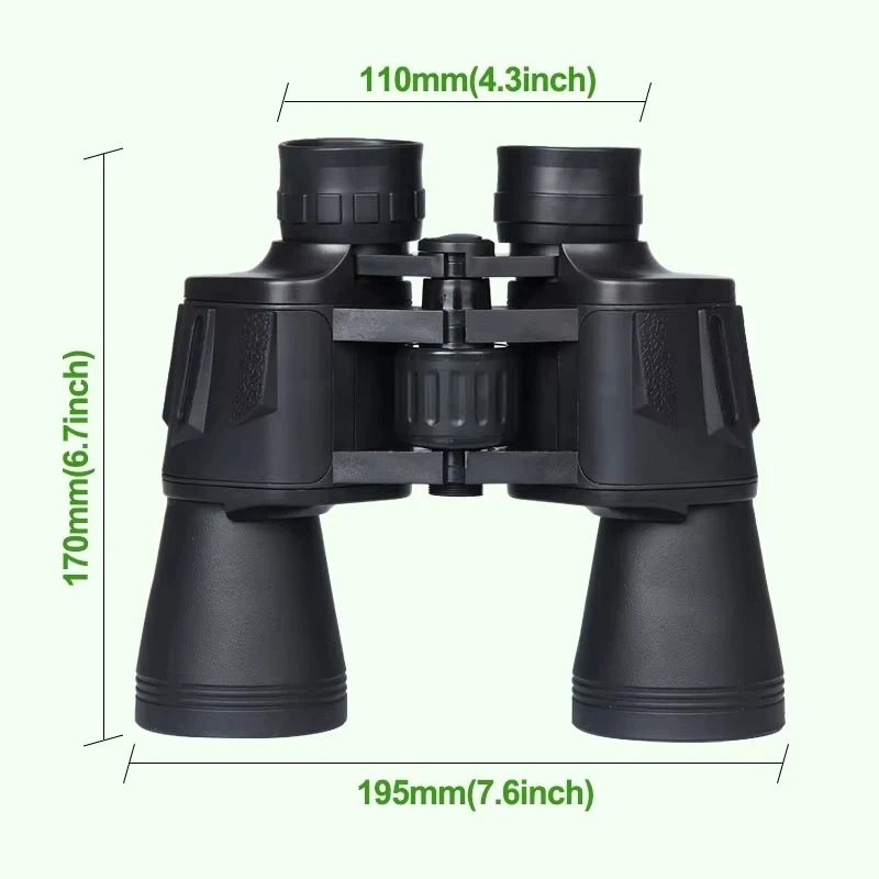 Professional 20x50 HighPowered Binoculars IPX4 Waterproof FMC Optics For Bird Watching 1
