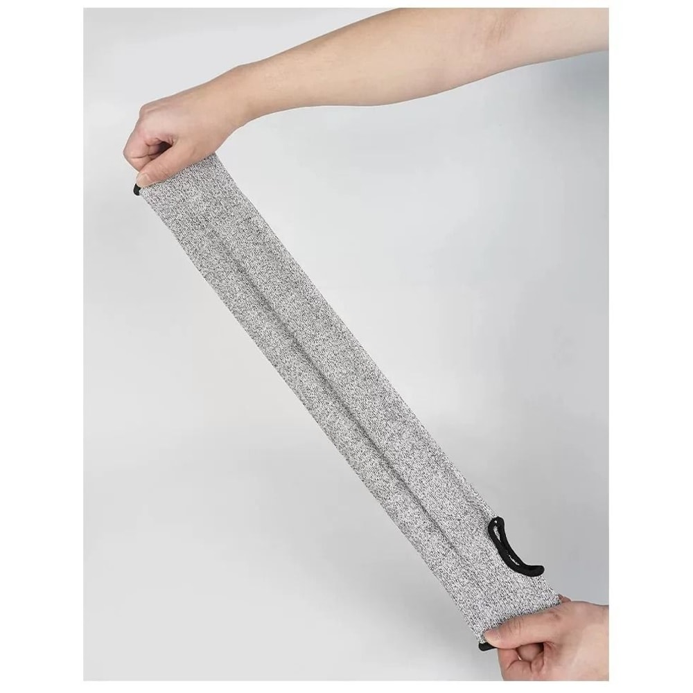 Level 5 CutResistant Safety Sleeves Breathable HPPE Arm Guard Bracers For Home Work 3