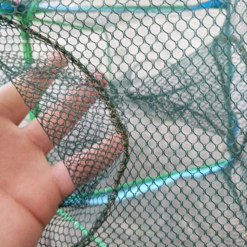 Portable Folding Fishing Net Cage 6810 Hole Mesh Trap For Crab Crayfish And Shrimp 3