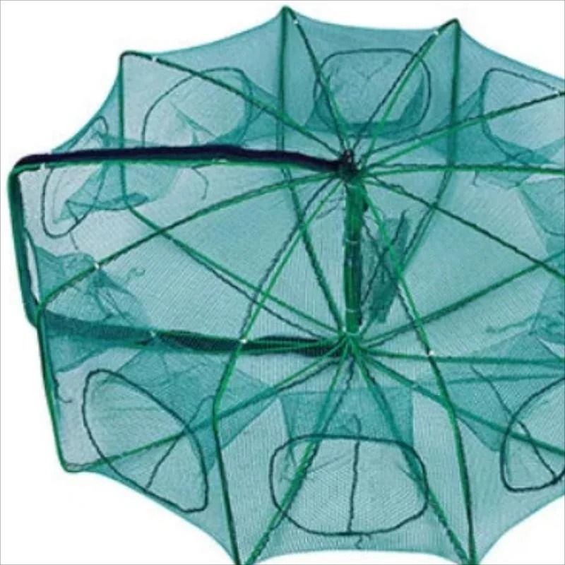 Portable Folding Fishing Net Cage 6810 Hole Mesh Trap For Crab Crayfish And Shrimp 4