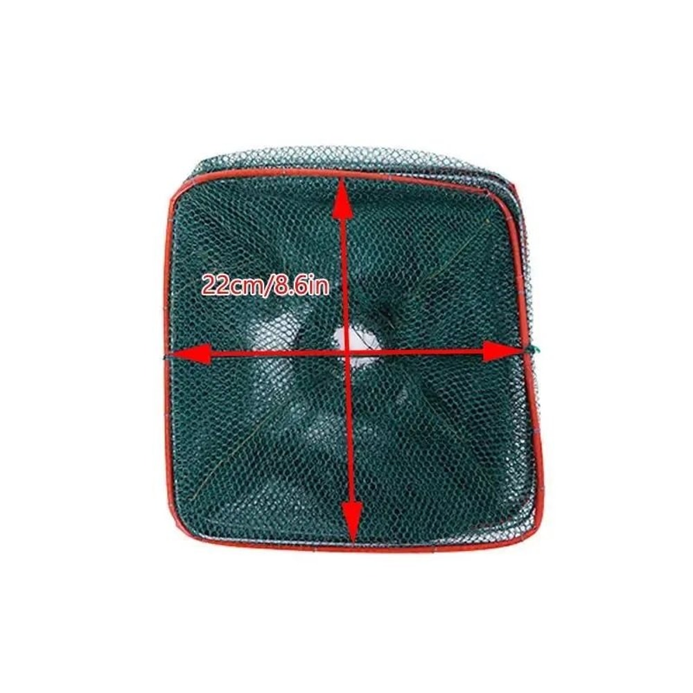 Collapsible Cast Net Fish Cage Portable Mesh Trap For Crab Shrimp And Crayfish 2