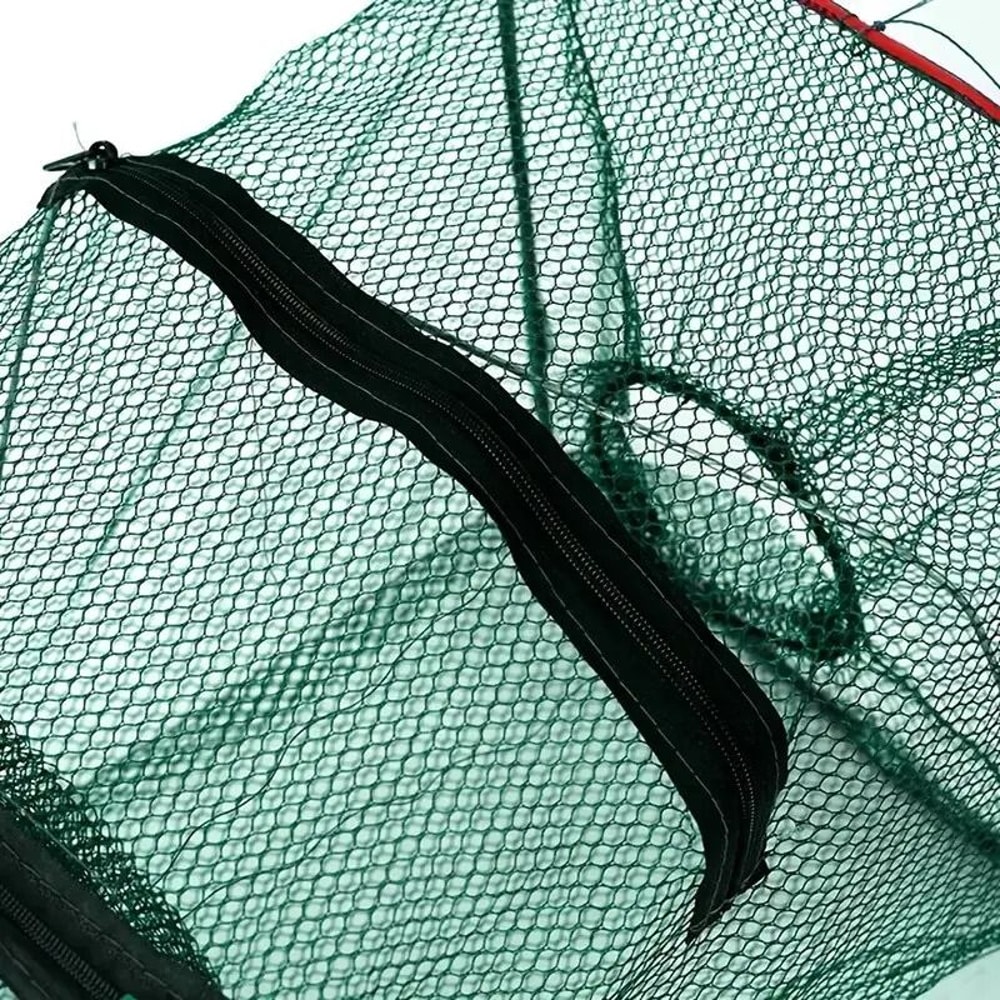 Collapsible Cast Net Fish Cage Portable Mesh Trap For Crab Shrimp And Crayfish 4