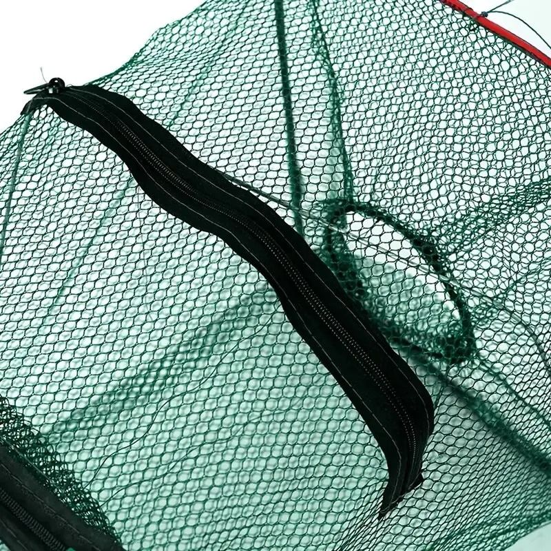 Collapsible Cast Net Fish Cage Portable Mesh Trap For Crab Shrimp And Crayfish 4