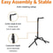 Portable Universal Guitar Stand Collapsible Tripod With Safety Lock For Travel 5