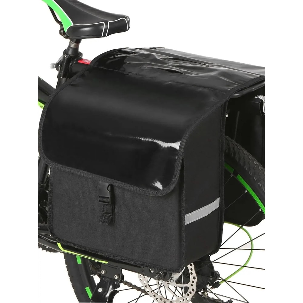 28L HeavyDuty Water Resistant Bicycle Trunk Bag Large Capacity Rear Rack Pannier For Commuting MT 2