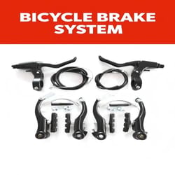 mountain bike v-brake set – front & rear aluminum alloy riding accessories for road & mtb