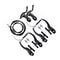 Mountain Bike VBrake Set Front Rear Aluminum Alloy Riding Accessories For Road MTB 3