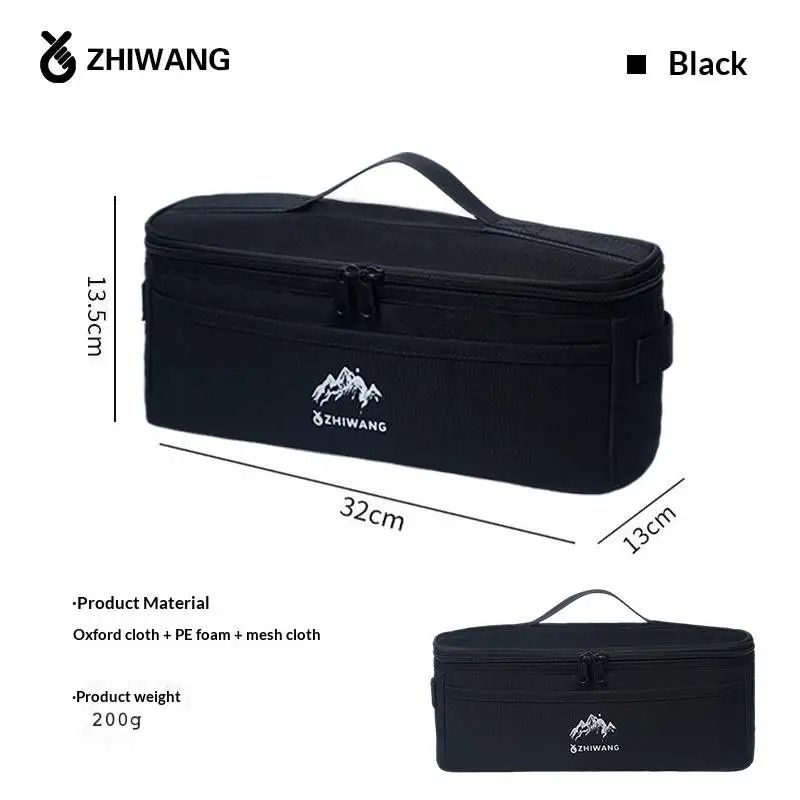 Outdoor MultiFunctional Tableware Storage Bag Portable Oxford Cloth Organizer For Camping Picnics 7