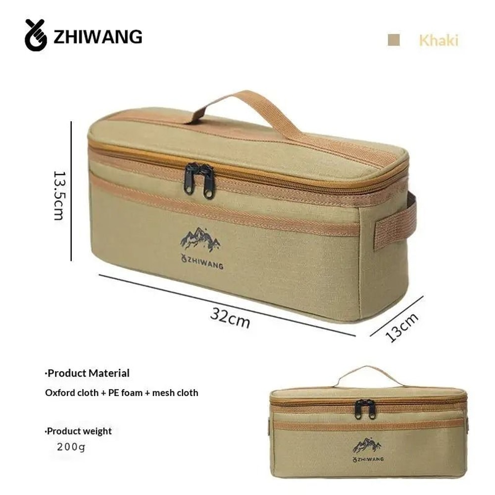 Outdoor MultiFunctional Tableware Storage Bag Portable Oxford Cloth Organizer For Camping Picnics 8