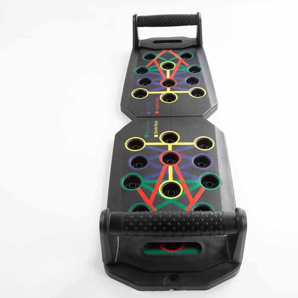Portable Foldable PushUp Board Set Multifunctional Fitness Equipment For Full Upper Body Training 2