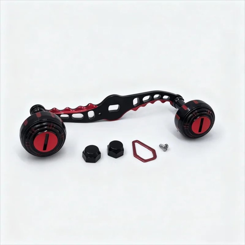 Lightweight Carbon Fiber Baitcasting Reel Handle Upgrade Kit Metal EVA Knobs For Spinning Rod Modi 0