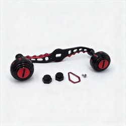 lightweight carbon fiber baitcasting reel handle upgrade kit – metal eva knobs for spinning rod modification