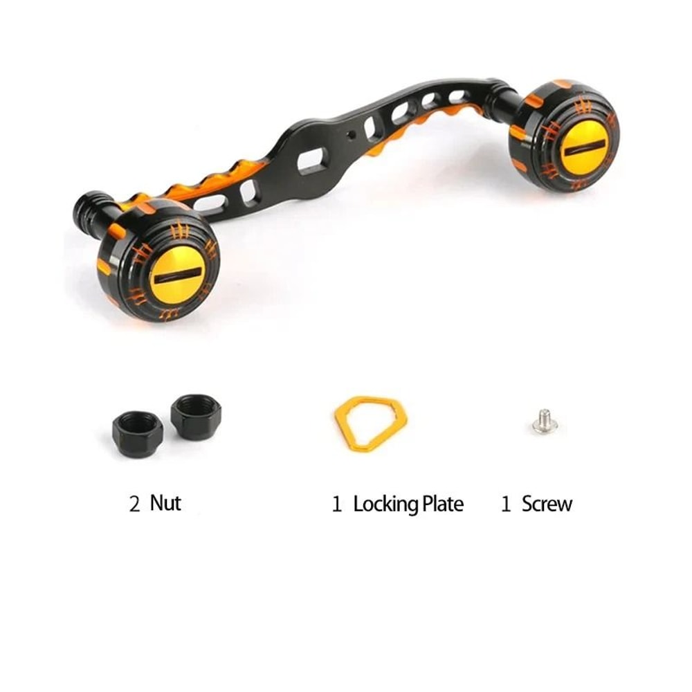 Lightweight Carbon Fiber Baitcasting Reel Handle Upgrade Kit Metal EVA Knobs For Spinning Rod Modi 4