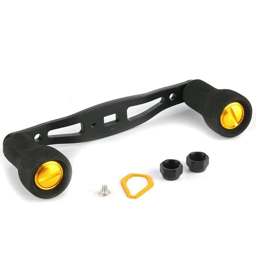 Lightweight Carbon Fiber Baitcasting Reel Handle Upgrade Kit Metal EVA Knobs For Spinning Rod Modi 6