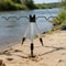 Telescopic Fishing Rod Tripod Stand CorrosionResistant Aluminum Sea Pole Support Frame 0