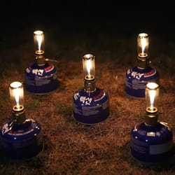 brs-55 dreamlike candlelight lamp – windproof gas candle for tent lighting & outdoor camping